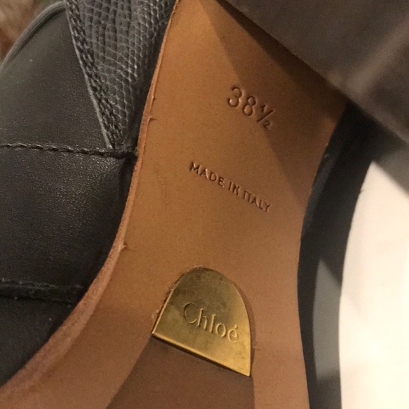 CHLOE Lace Up Heeled Boots - Picture 7 of 8